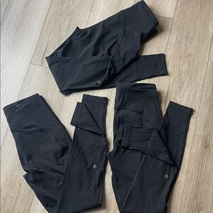 3-Pairs of Lulemon Athletica Leggings w/pockets